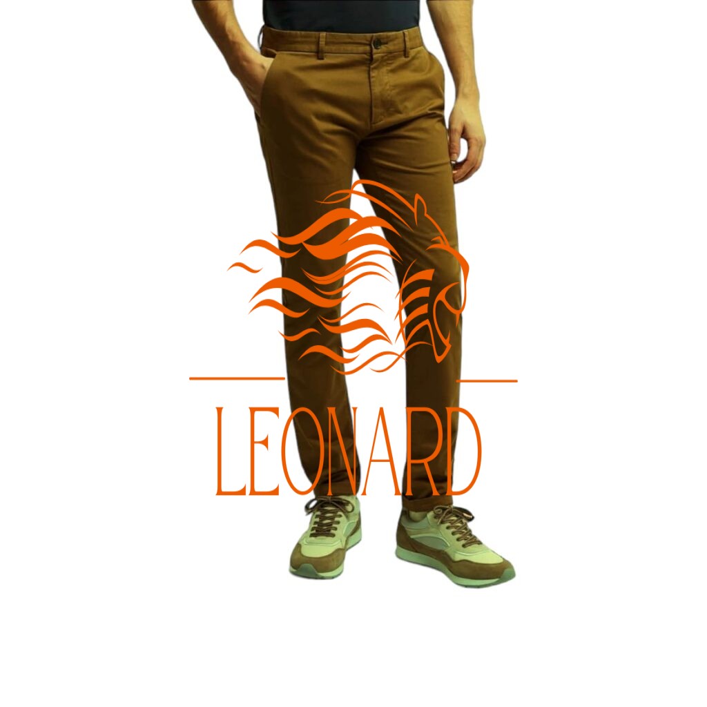 DEVRED Premium- Slim Fit Twill Pant- Chocolate – Leonard LifeStyle